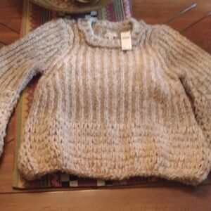 Pilcro Cozy Chunky Knit Women's Sweater - Tan